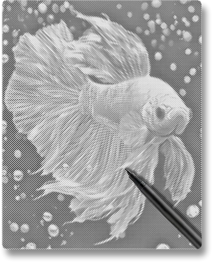 Jewlley Betta Fish - Dot Painting