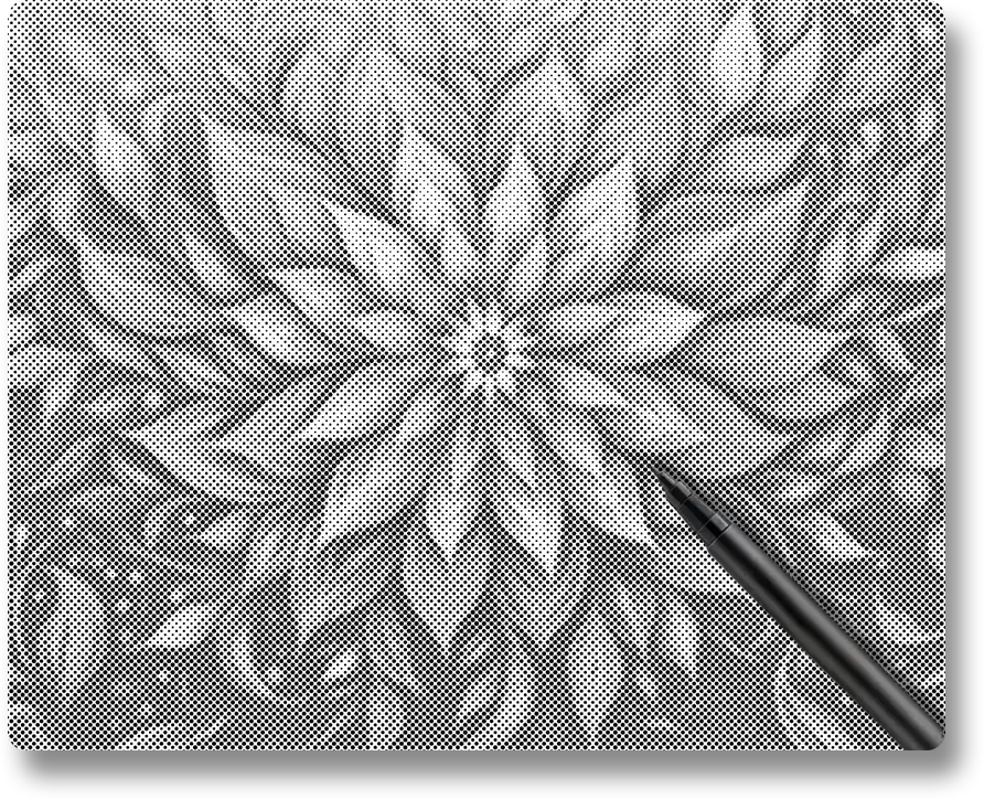 Mystic Bloom - Dot Painting