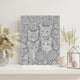Bohemian Cats - Dot Painting