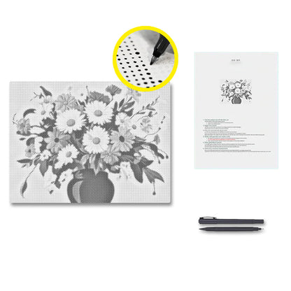 Golden Harmony - Dot Painting