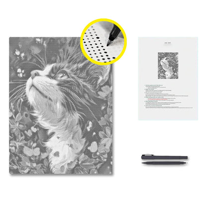 Selkirk Rex - Dot Painting