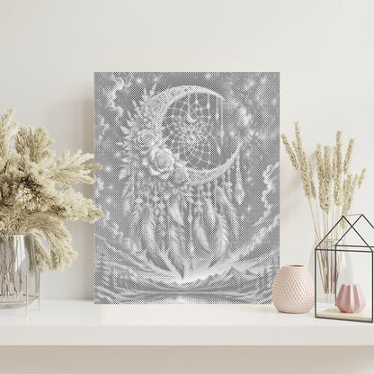 Purple Dreamcatcher - Dot Painting