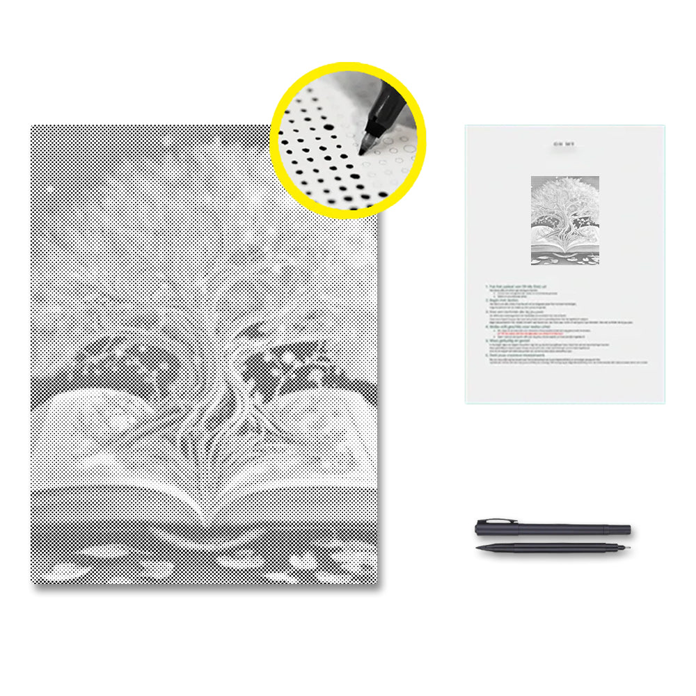 Sacred Tree In The Book - Dot Painting