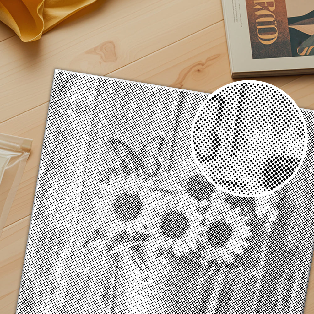 Sunflowers on a Wooden Chair - Dot Painting