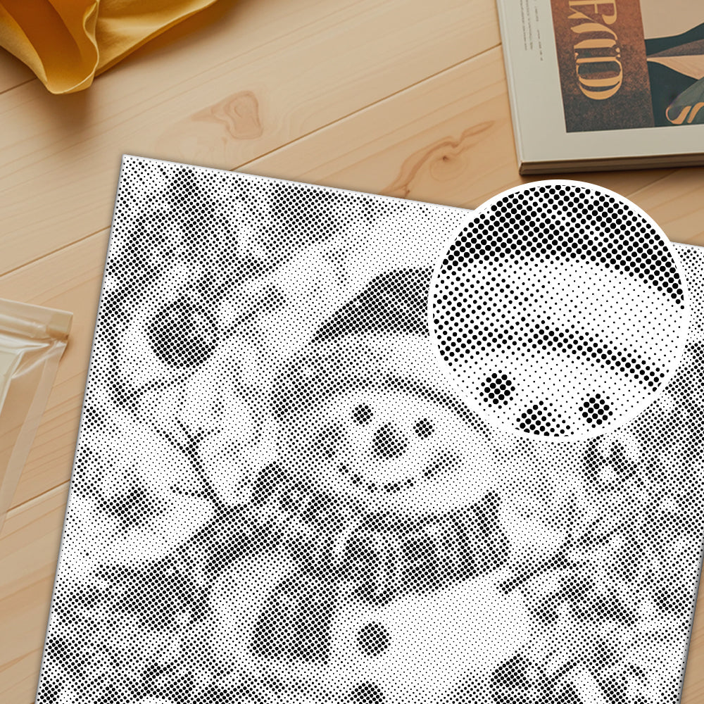 Cheerful Snowman - Dot Painting
