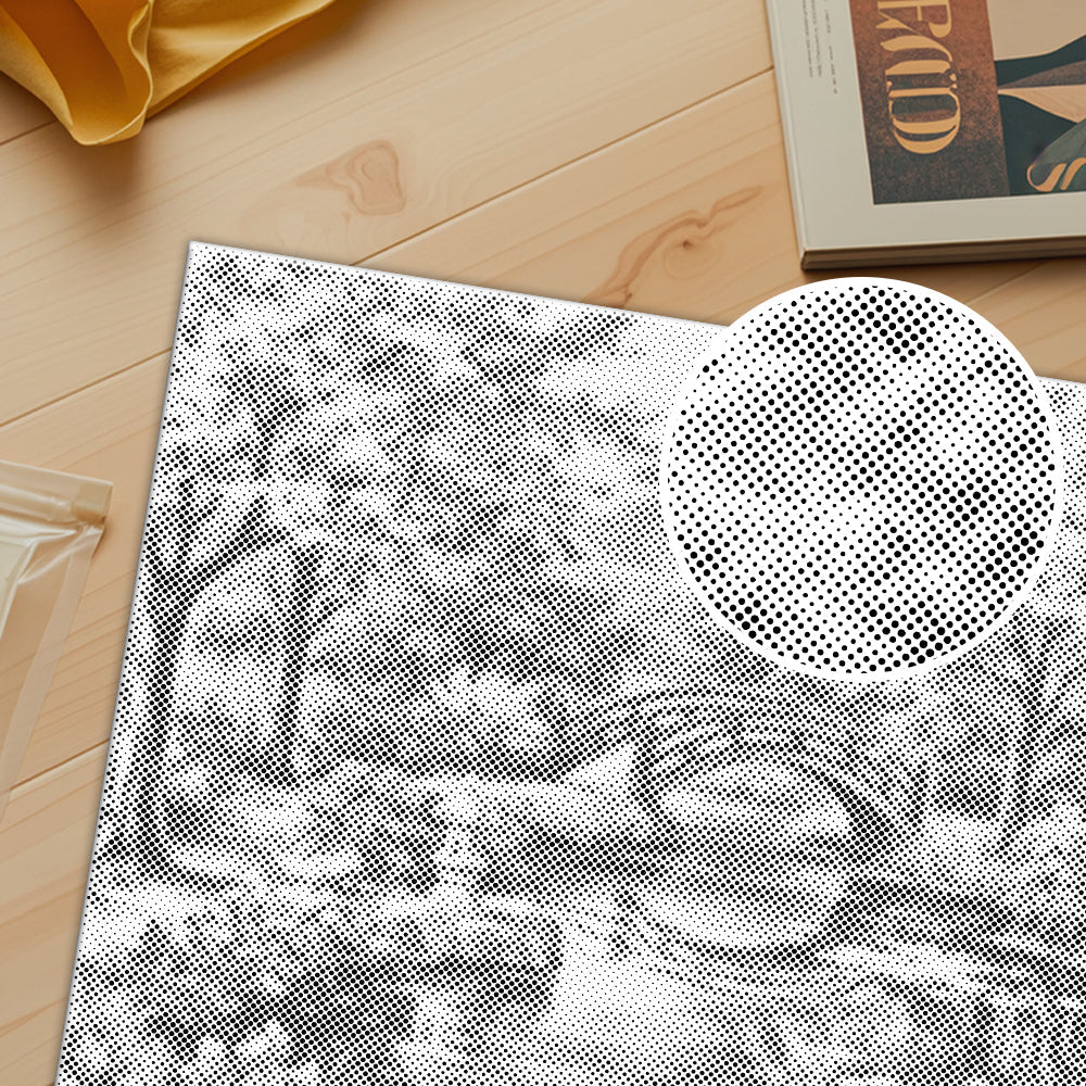 Cherry Tree Bridge River Flowers - Dot Painting