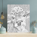 Cow Flower - Dot Painting