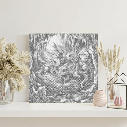 Cute Baby Dragons - Dot Painting