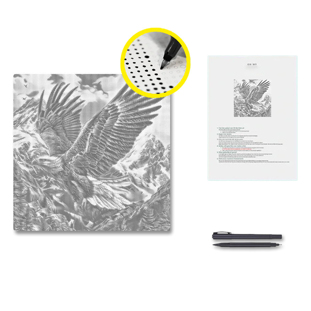 Majestic Eagle - Dot Painting