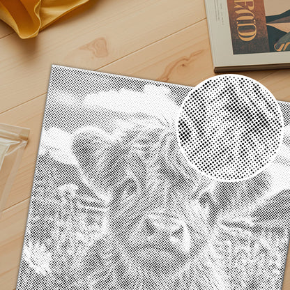 Meadow Highland Calf - Dot Painting