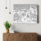 Christmas Village Story - Dot Painting