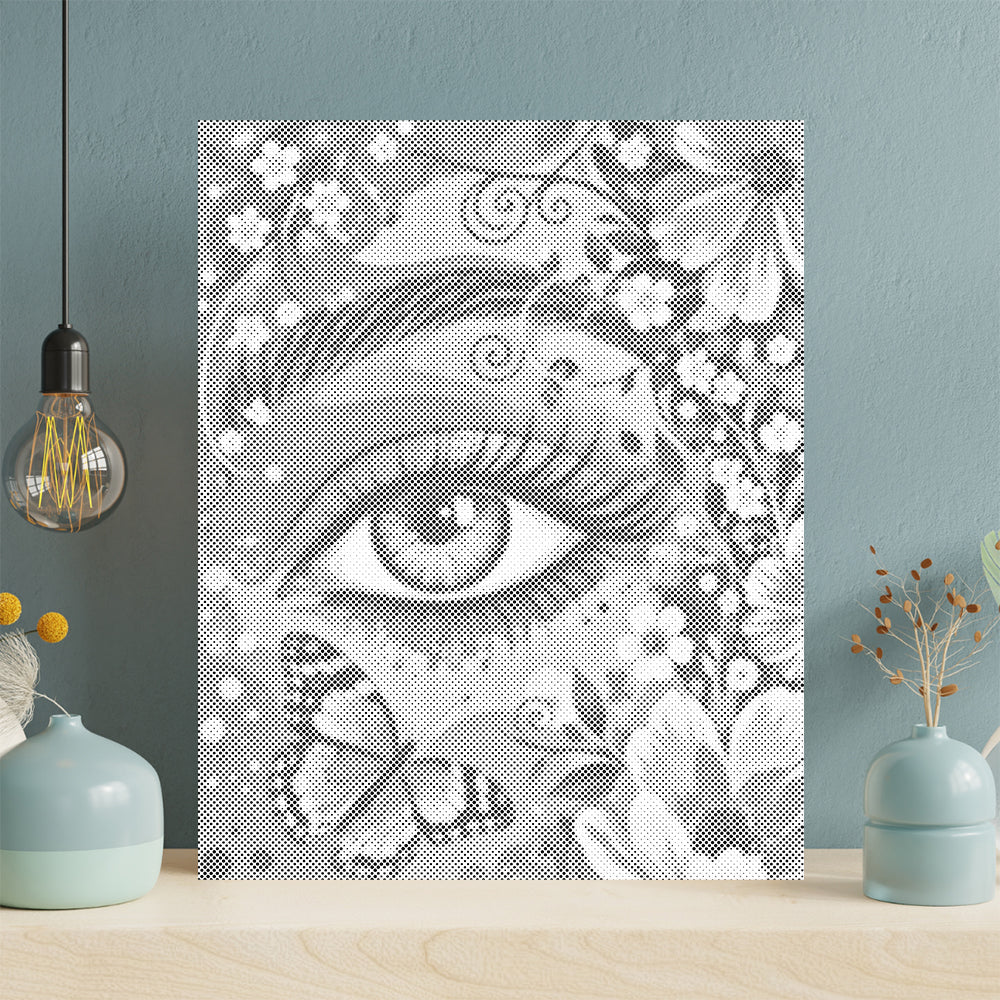 Eye of the Garden - Dot Painting