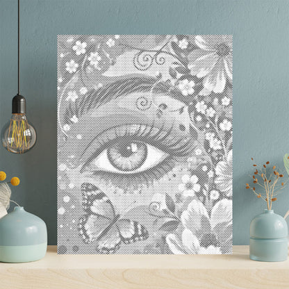 Eye of the Garden - Dot Painting