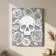 Floral Skull - Dot Painting