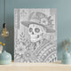 Floral Sugar Skull Feast - Dot Painting