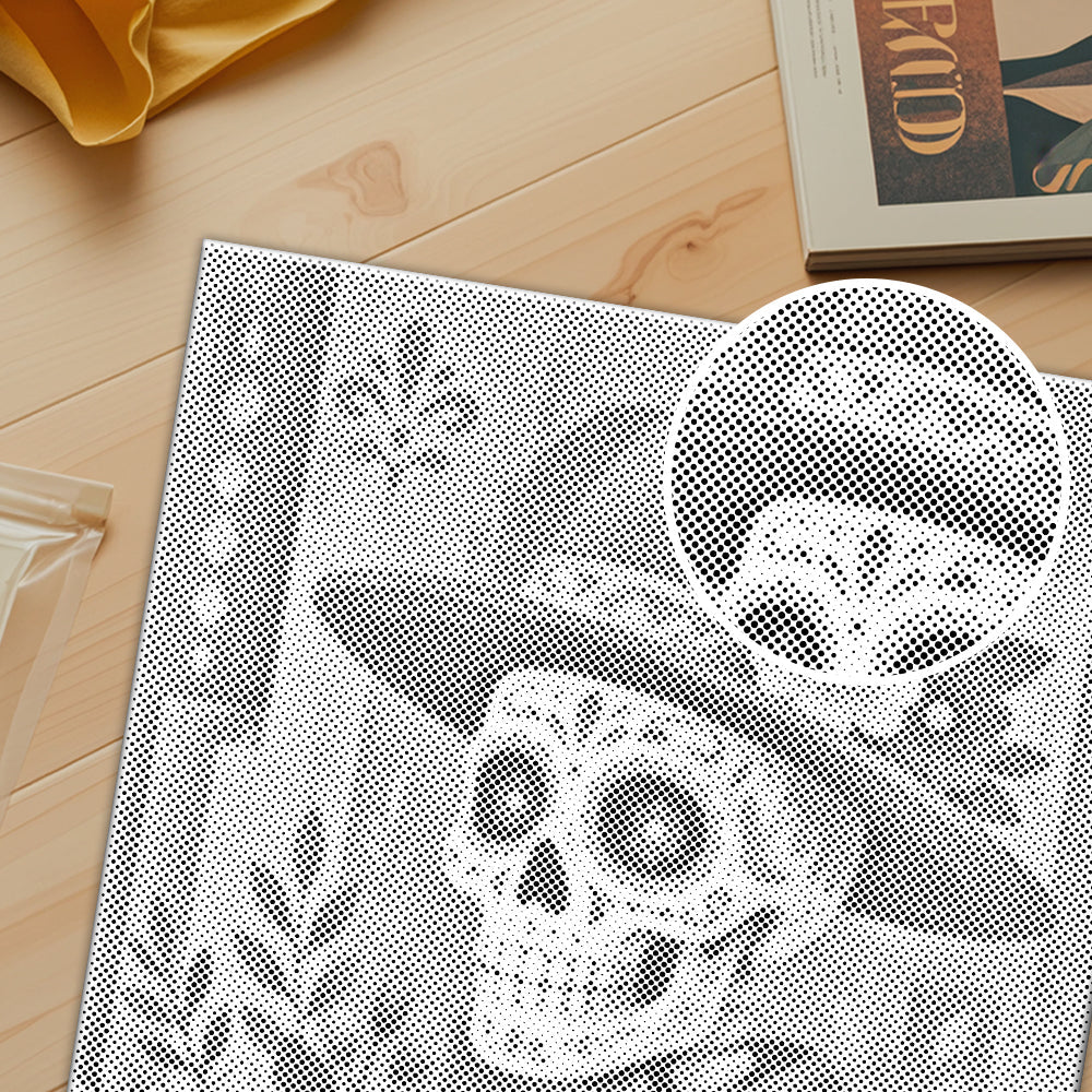 Floral Sugar Skull Feast - Dot Painting