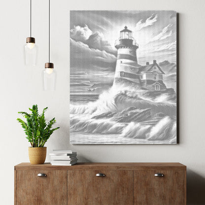 Full Round - Lighthouse - Dot Painting