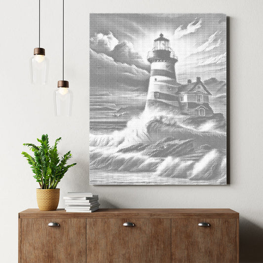 Full Round - Lighthouse - Dot Painting