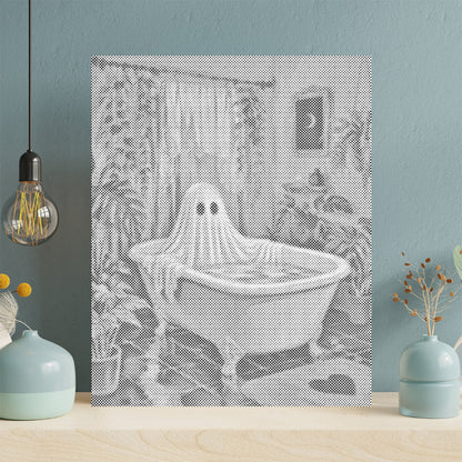 Ghostly Relaxation - Dot Painting