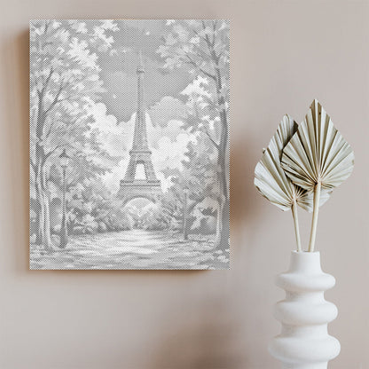 Paris Autumn - Dot Painting