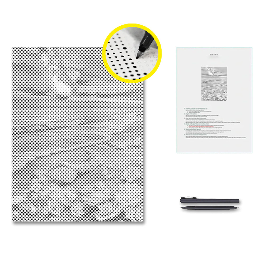 Romantic Beach - Dot Painting