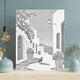 Santorini Stroll - Dot Painting