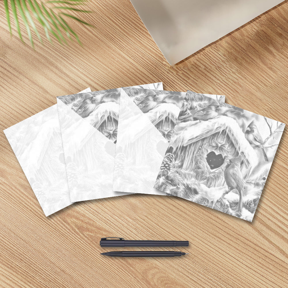 Charming Winter Scene - Dot Painting