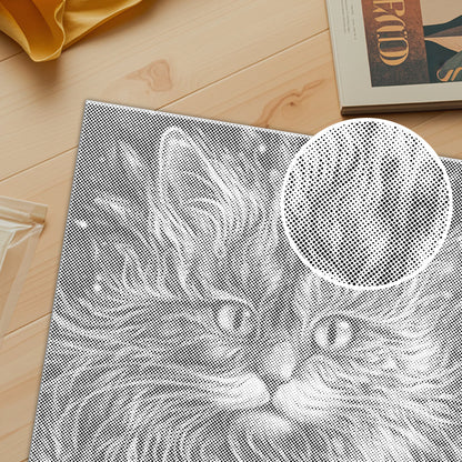 Colorful Cat - Dot Painting