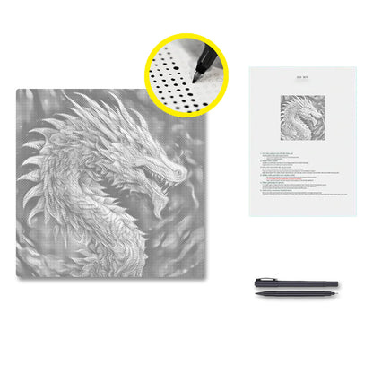 Dragon Sca - Dot Painting