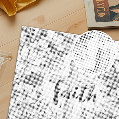 Faith in Bloom - Dot Painting