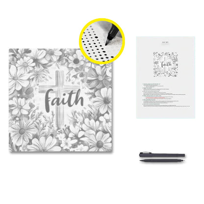 Faith in Bloom - Dot Painting
