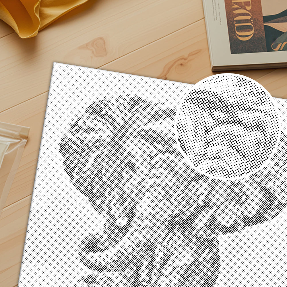 Floral Baby Elephant - Dot Painting