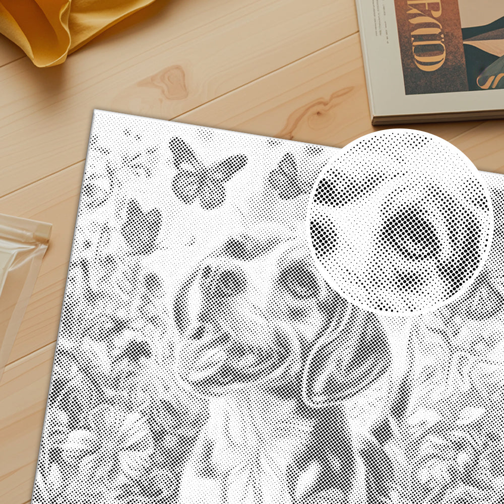 Happy Country Dog - Dot Painting