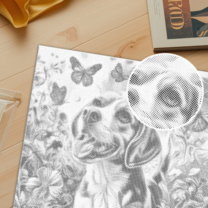 Happy Country Dog - Dot Painting