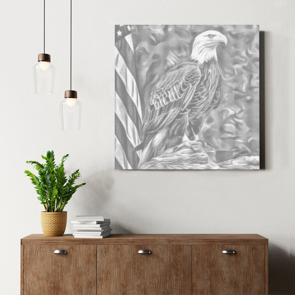 Patriotic Eagle - Dot Painting