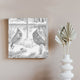Winter Cardinals by the Window - Dot Painting