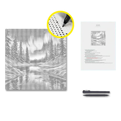 Winter Night - Dot Painting