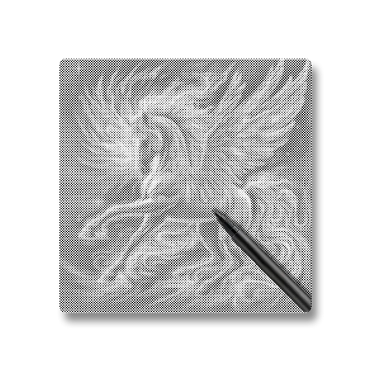 Pegasus With Glowing - Dot Painting