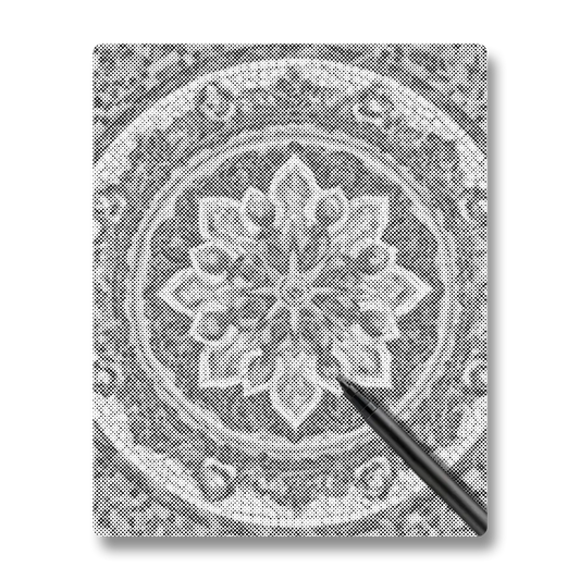 Sun Mandala - Dot Painting