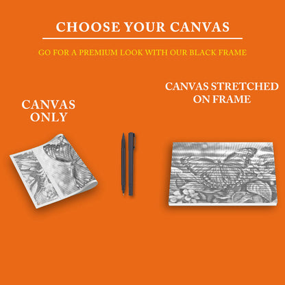 Blue Butterfly - Dot Painting