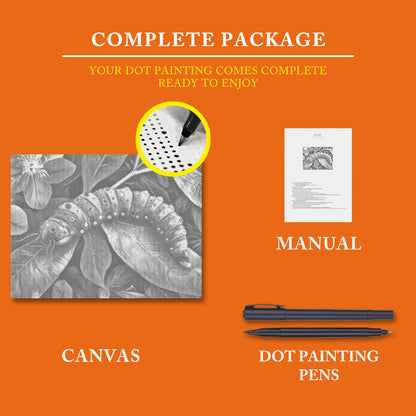 Caterpillar - Dot Painting