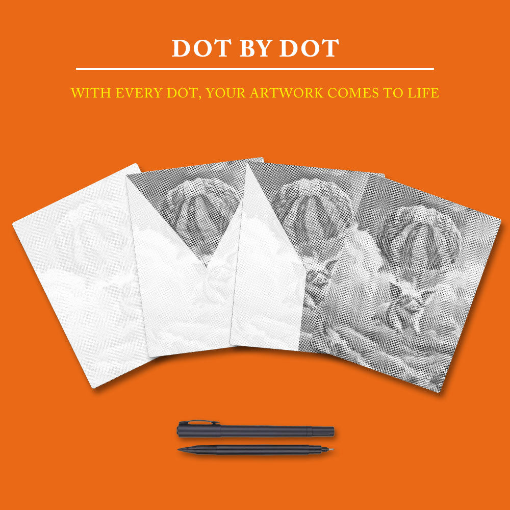 Flying Pig - Dot Painting