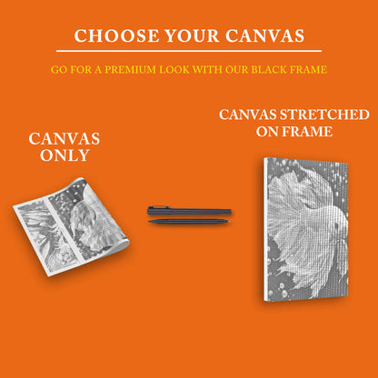 Jewlley Betta Fish - Dot Painting