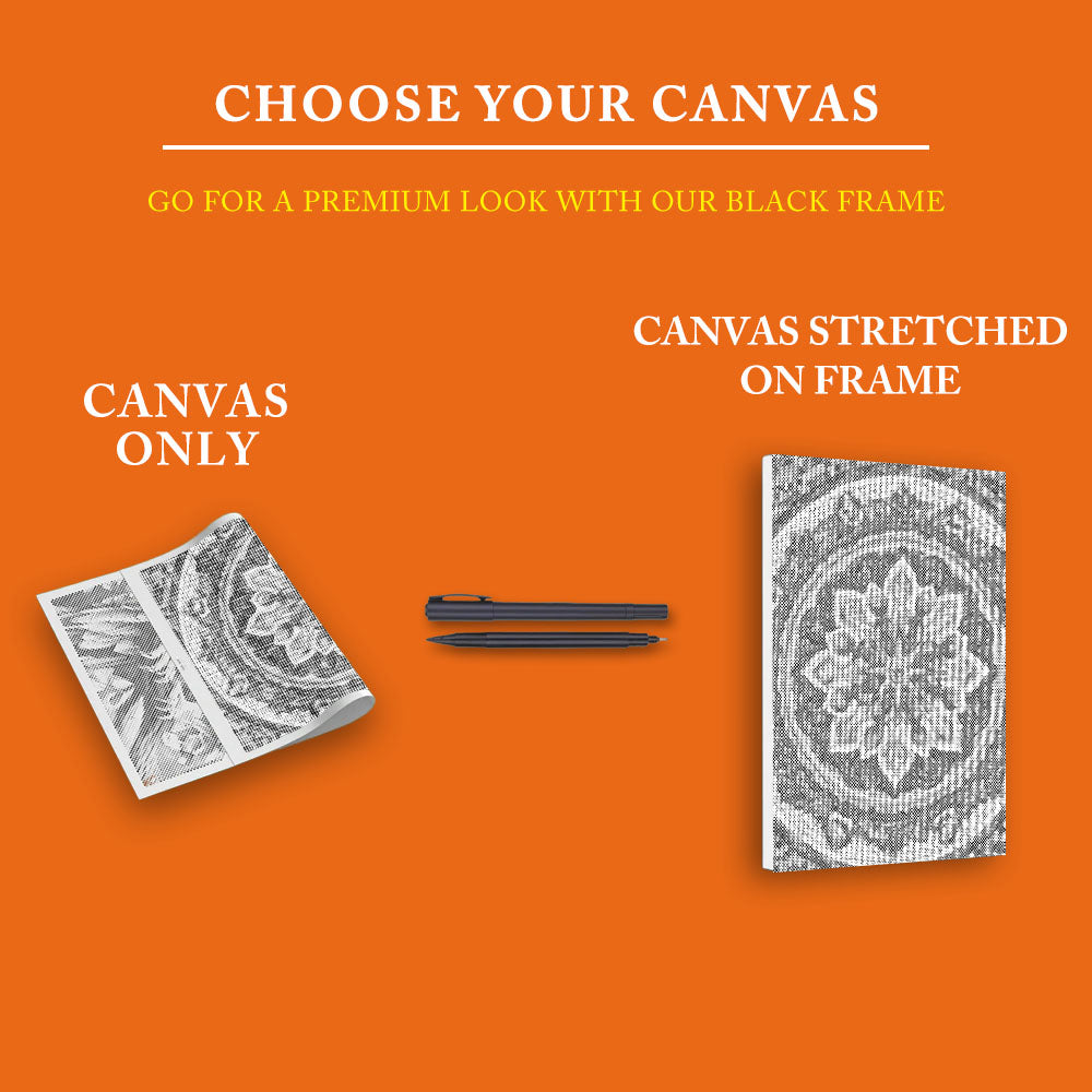 Sun Mandala - Dot Painting