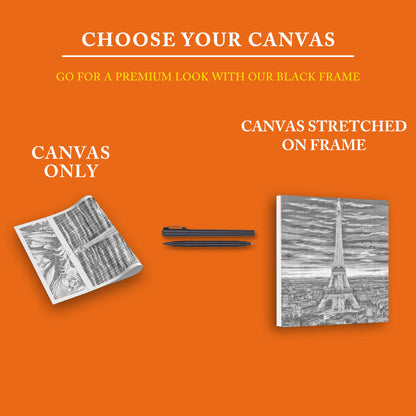 Eiffel Tow - Dot Painting