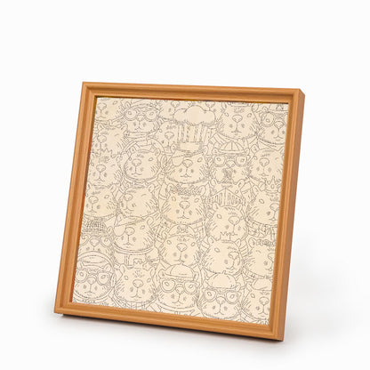 Hamster - Wooden Coloring Puzzle