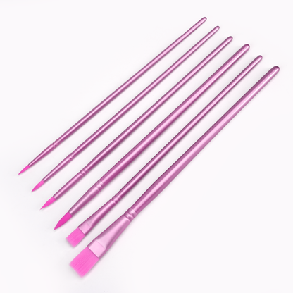 Nylon Brush Set (6 Pcs)