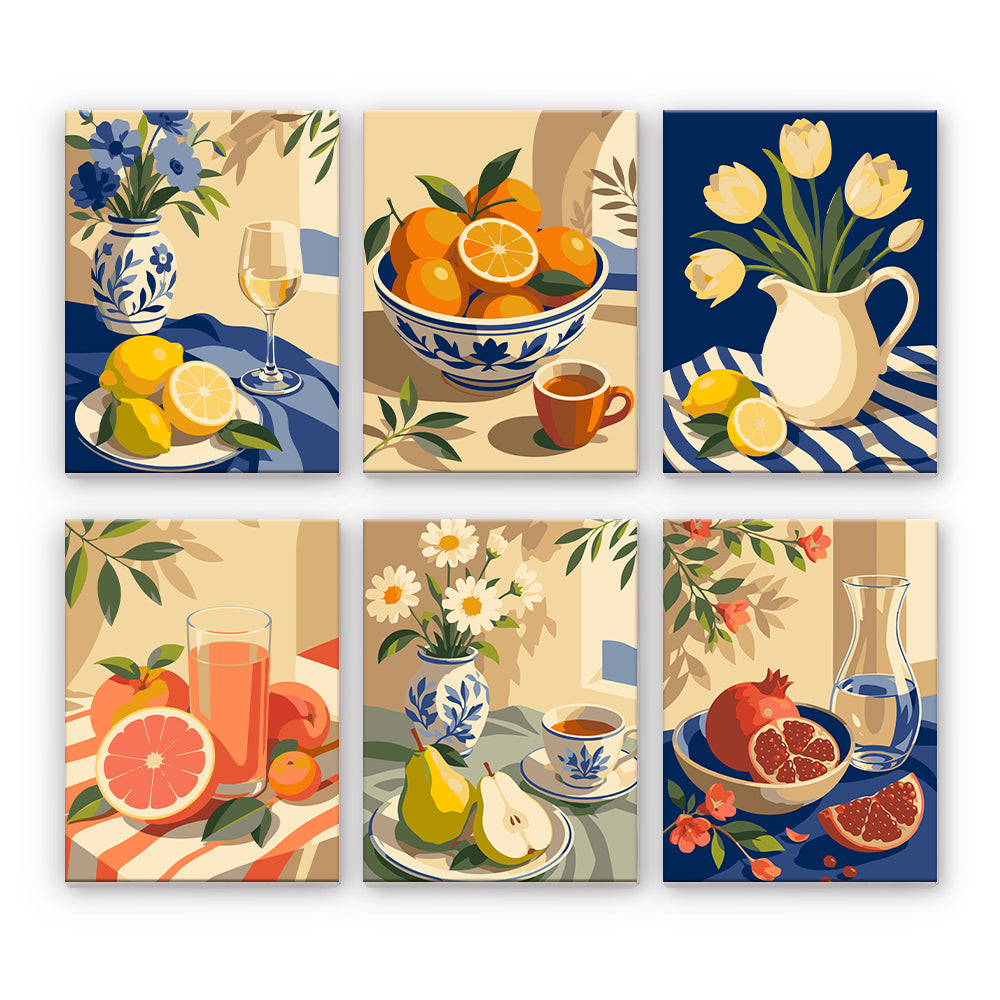 Mediterranean Fruit Still Life