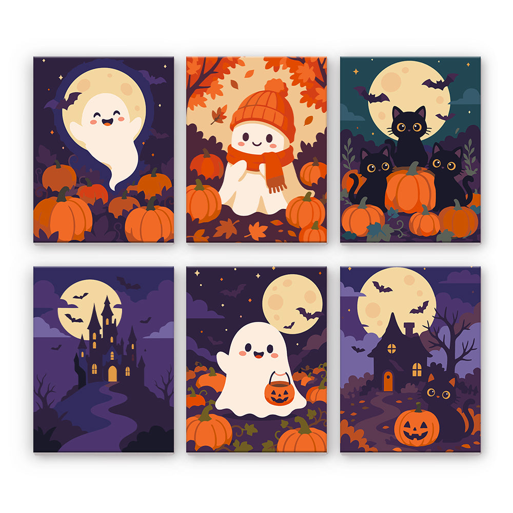 Cute Autumn Ghosts
