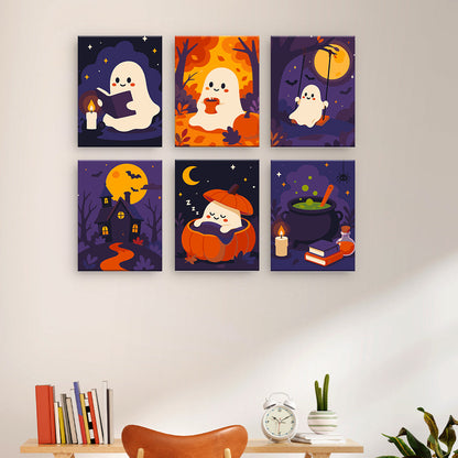Cozy Halloween Ghosts